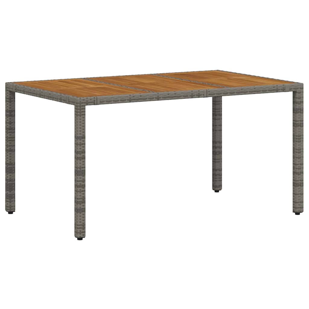 Set de masă pentru grădină 5 pcs Gri poliratan GartenMobel Dekor