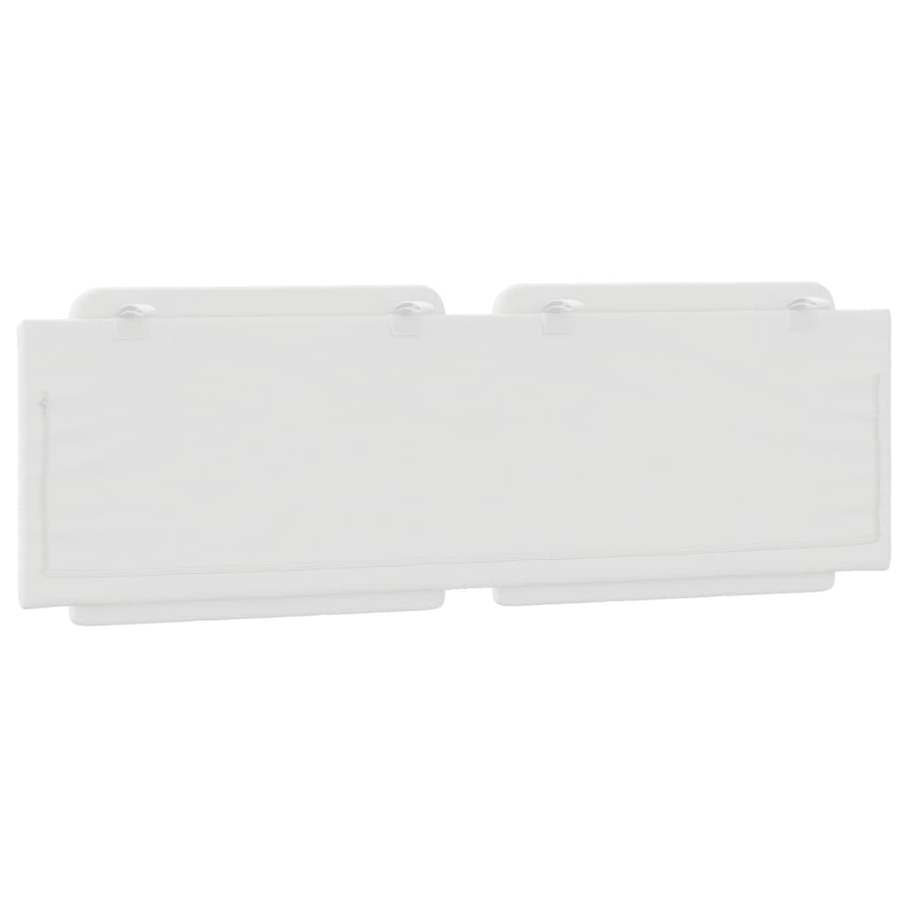 Pernă pentru tăblie pat, Zadar, alb, 160 cm, piele artificială GartenMobel Dekor