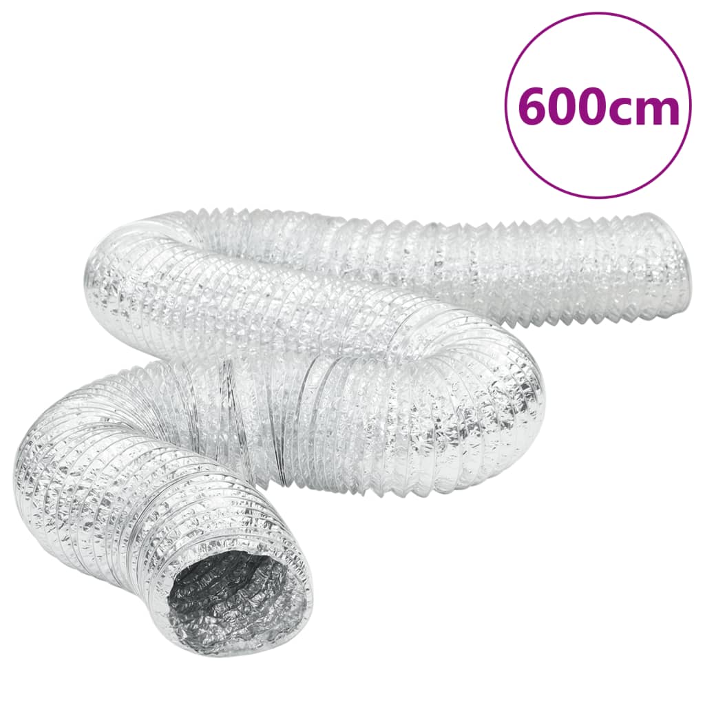 Conductă de ventilație, 6 m, Ø12,5 cm, aluminiu GartenMobel Dekor