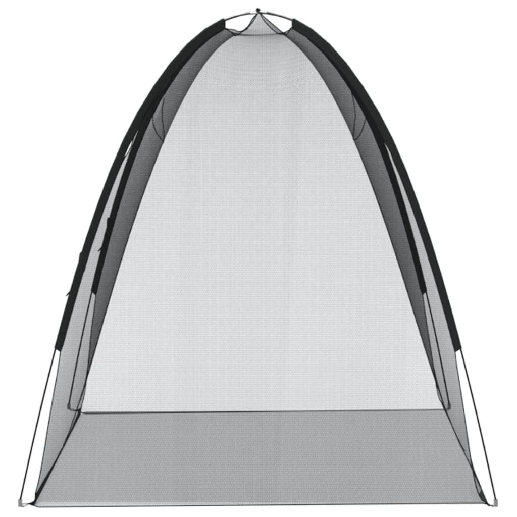 Plasa țânțari Mongolia cu uși, 220 ochiuri negru 200x120x130 cm GartenMobel Dekor