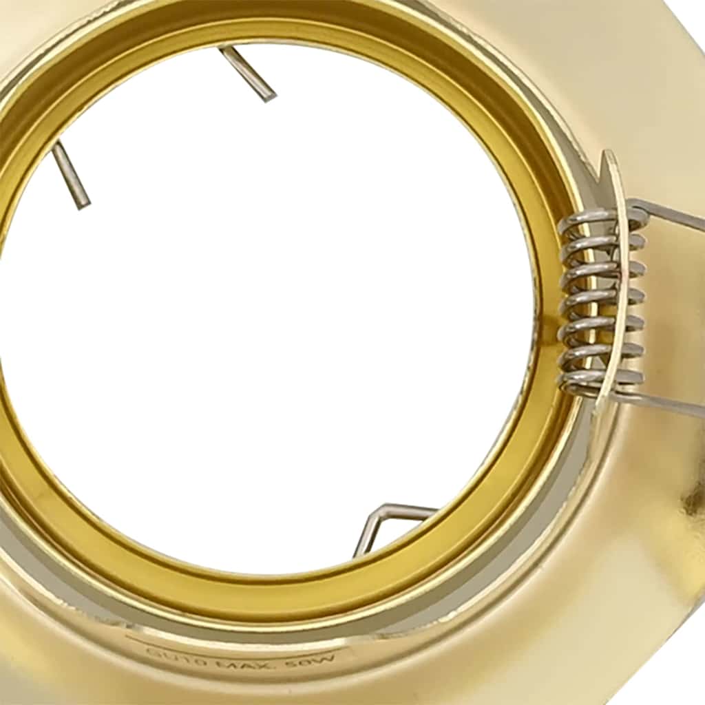 Spot 12 pcs Auriu 9 x 9 x 2.5 cm Metal GartenMobel Dekor