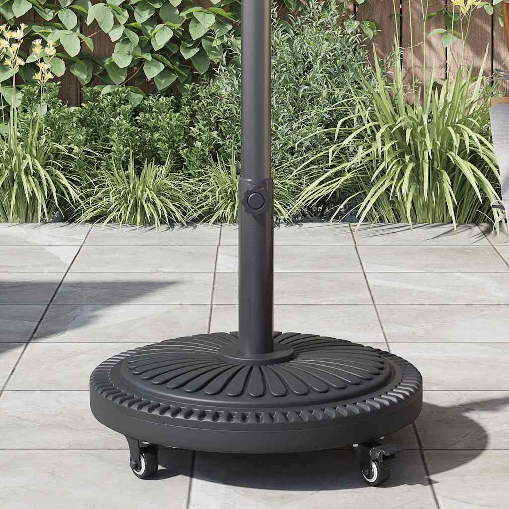 Bază pentru umbrelă Art Deco Negru Ø 45 x 39.5 cm Fier GartenMobel Dekor
