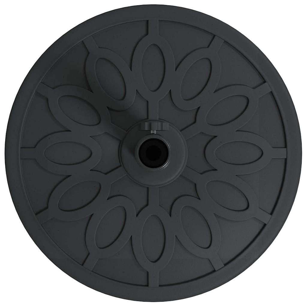 Bază pentru umbrelă Art Deco Negru Ø 45 x 39,5 cm Fier GartenMobel Dekor