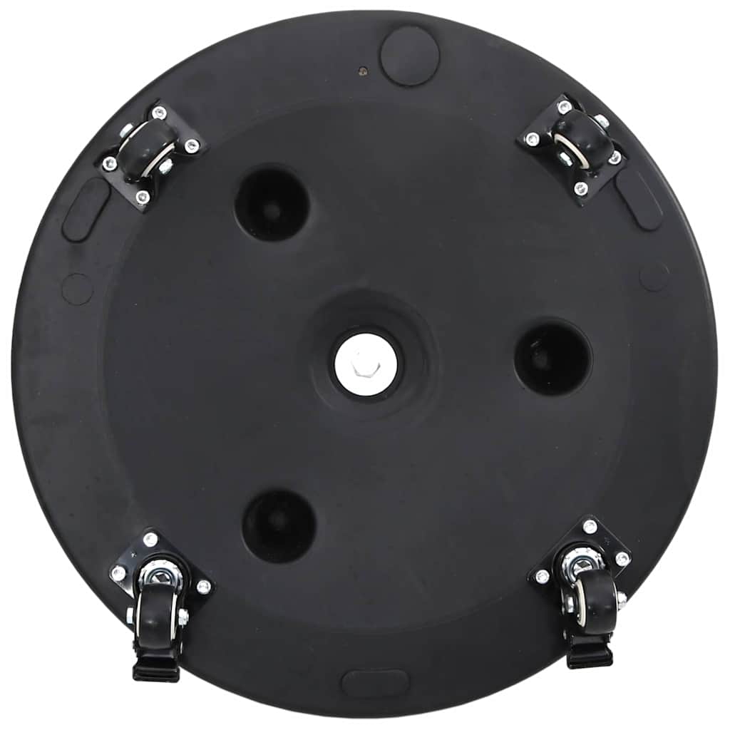 Bază pentru umbrelă Art Deco Negru Ø 45 x 39.5 cm Fier GartenMobel Dekor