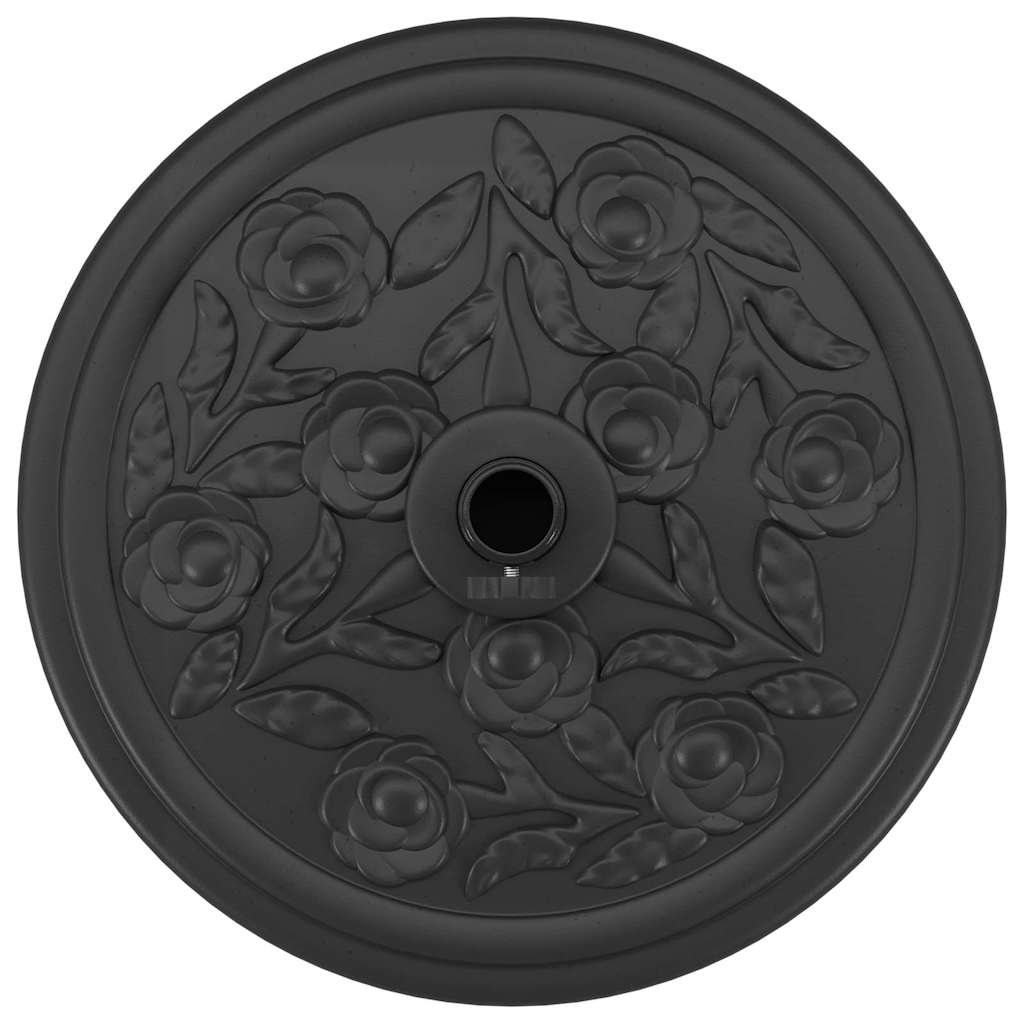 Bază pentru umbrelă Art Deco Negru Ø 45 x 39,5 cm Fier GartenMobel Dekor