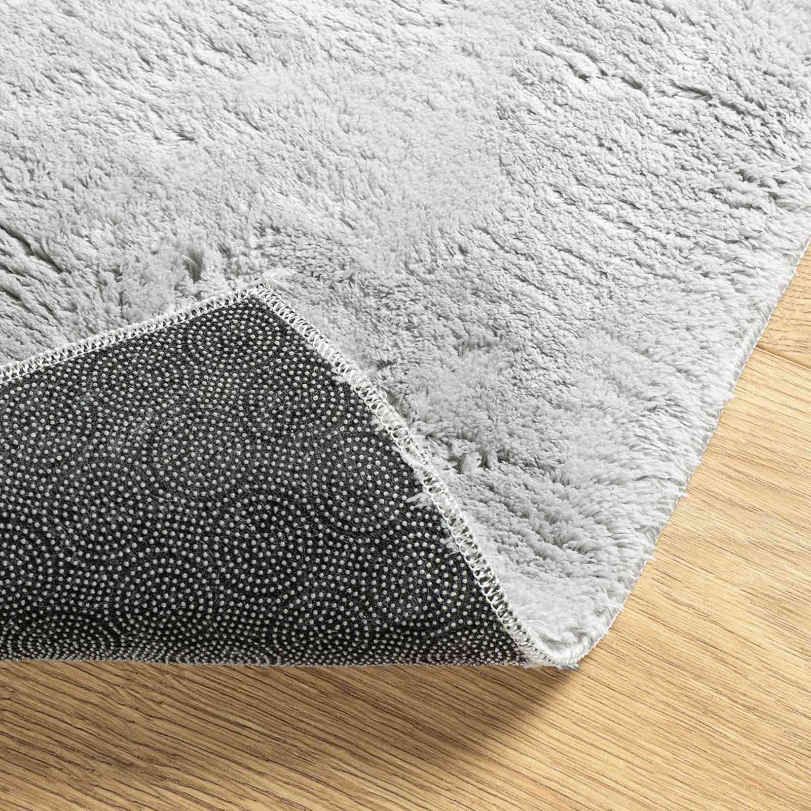 Covoare de zonă Dreptunghiular HUARTE Gri 500 x 80 cm Poliester GartenMobel Dekor