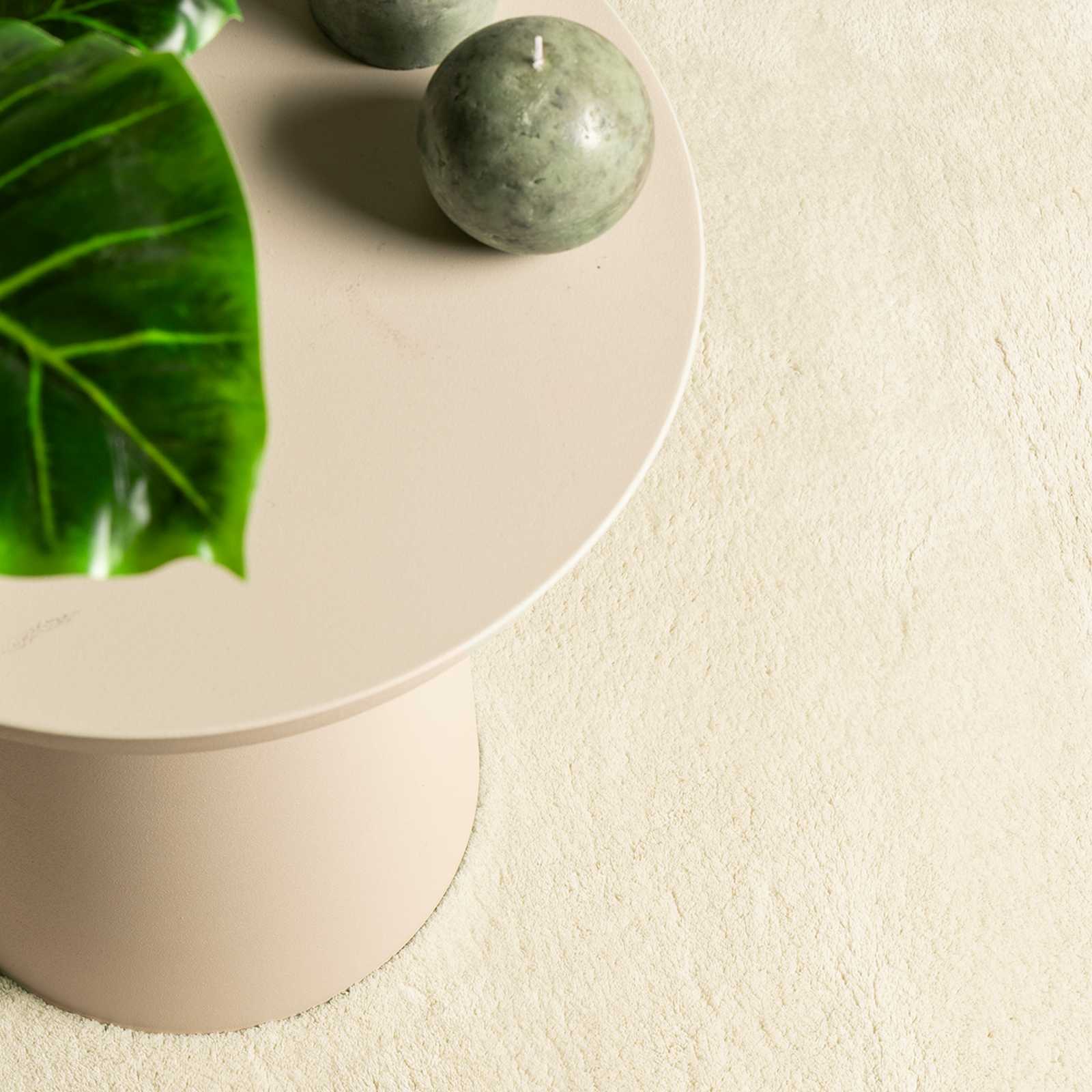 Covoare de zonă HUARTE Crem 1000 x 80 cm Poliester GartenMobel Dekor