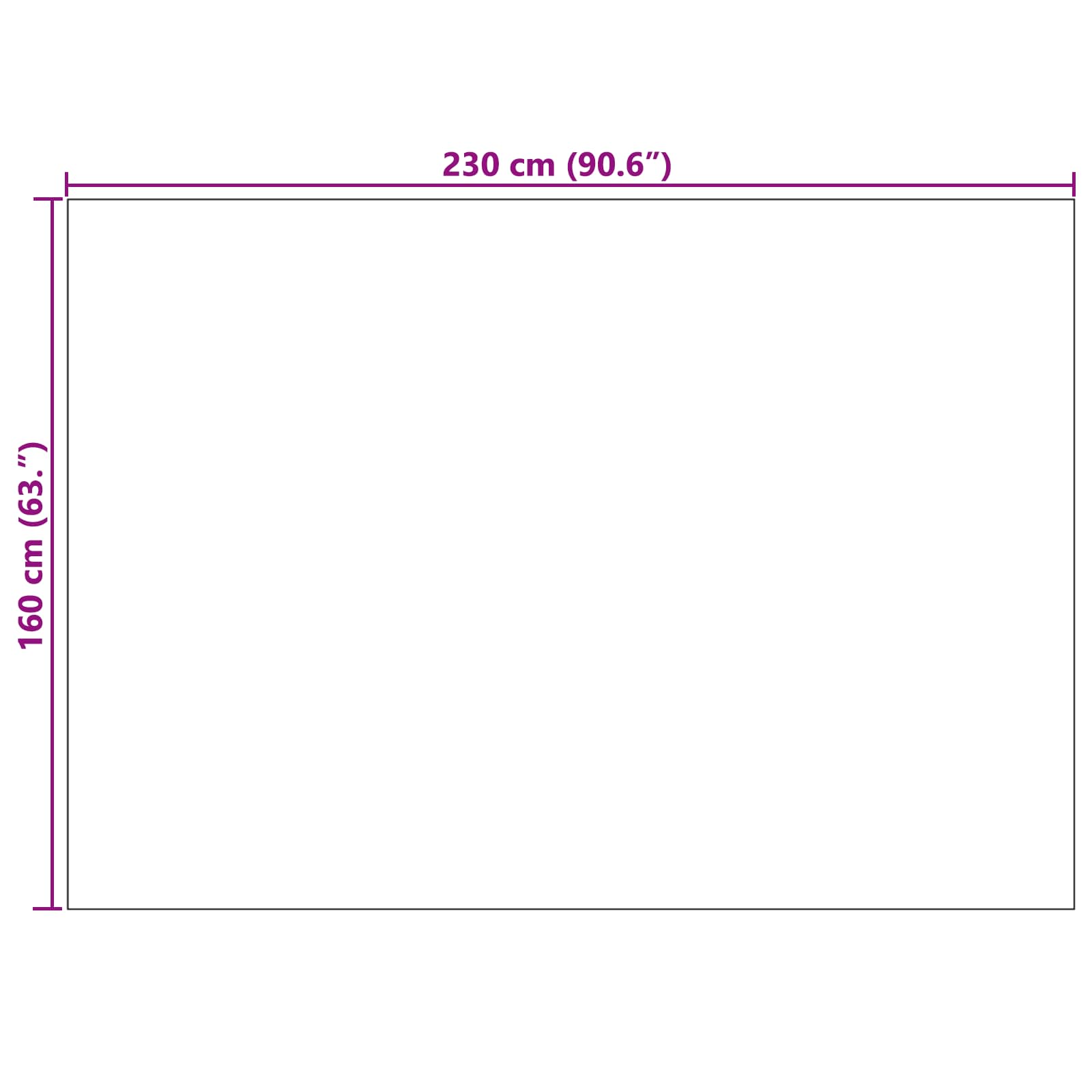 Covoare de zonă PALMERAS Verde 230 x 160 cm Poliester GartenMobel Dekor