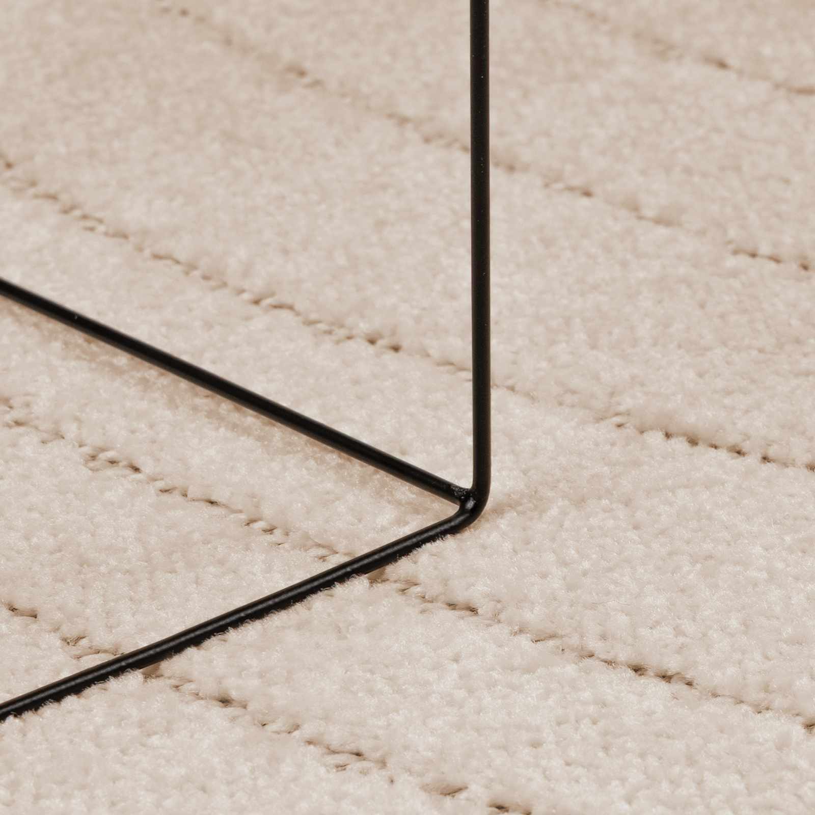 Covoare de zonă Rotund PALMERAS Bej Ø 160 CM Poliester GartenMobel Dekor