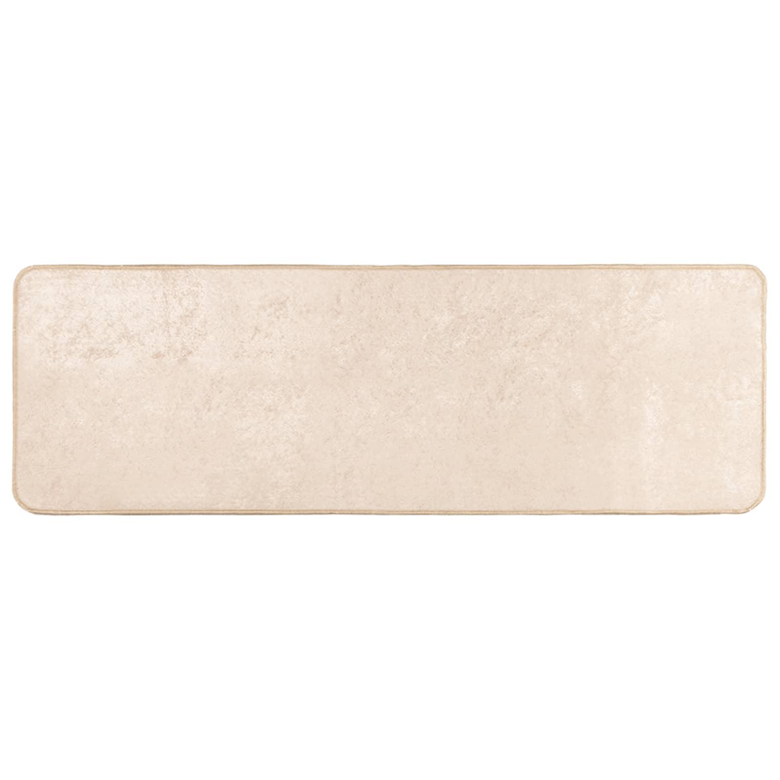 Covor Imprimare Crem 100 x 50 cm Poliester și PVC GartenMobel Dekor