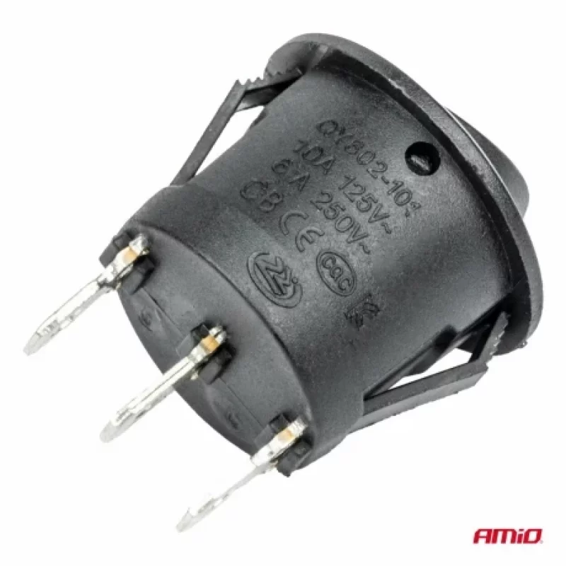 Intrerupator basculant rotund cu 3 pozitii 12/24V Garage AutoRide