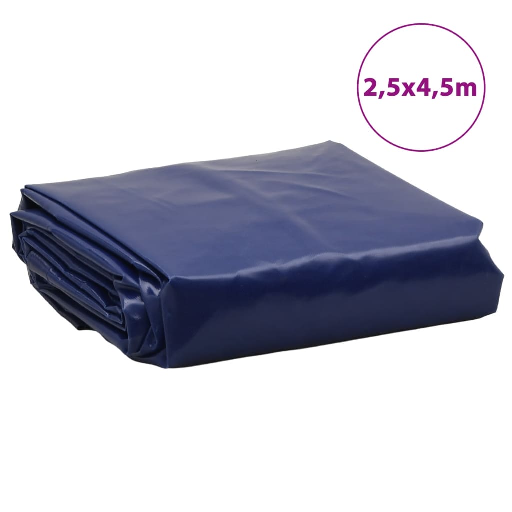 Prelată, albastru, 2,5x4,5 m, 650 g/m² GartenMobel Dekor