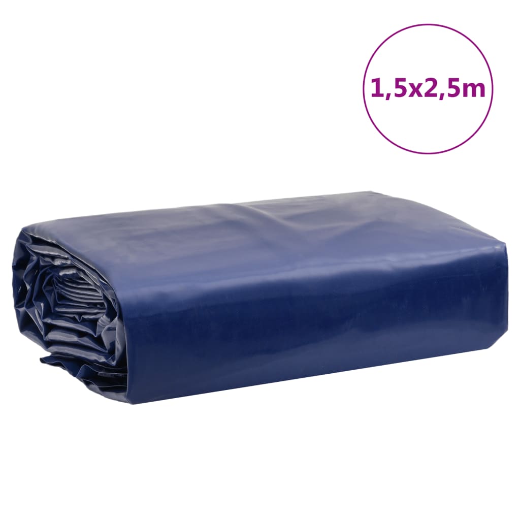 Prelată, albastru, 1,5x2,5 m, 650 g/m² GartenMobel Dekor