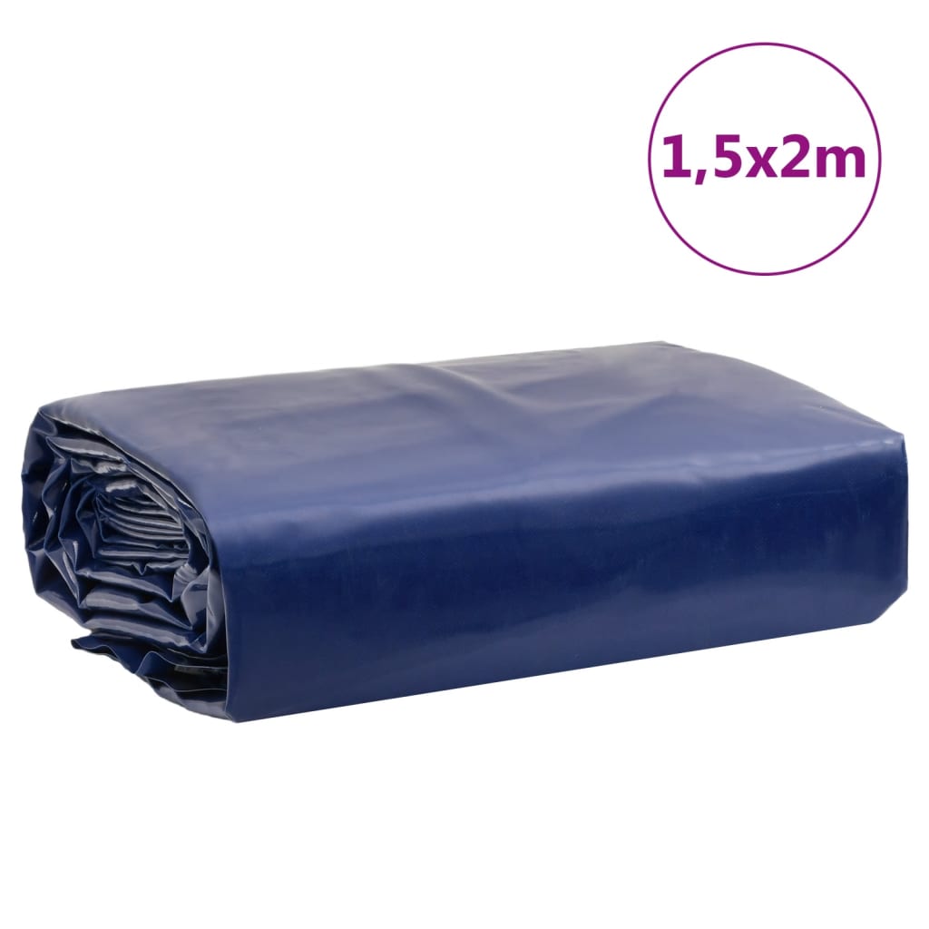 Prelată, albastru, 1,5x2 m, 650 g/m² GartenMobel Dekor