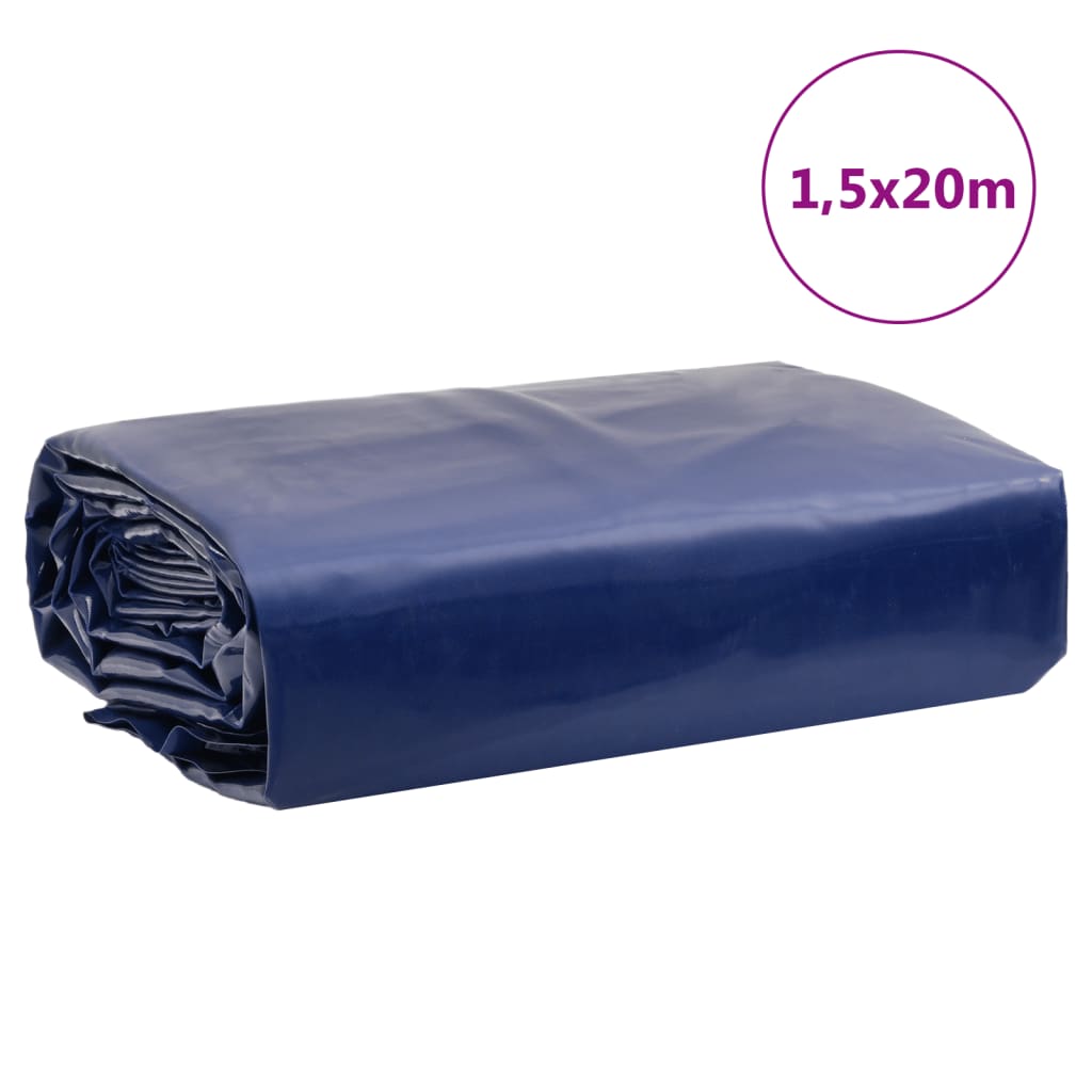 Prelată, albastru, 1,5x20 m, 650 g/m² GartenMobel Dekor