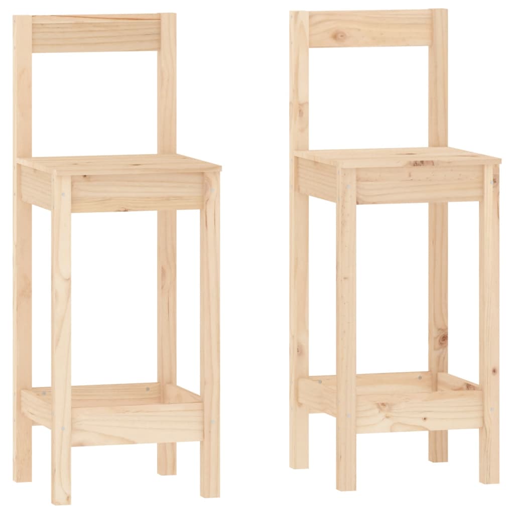 Set mobilier de bar, 3 piese, lemn masiv de pin GartenMobel Dekor