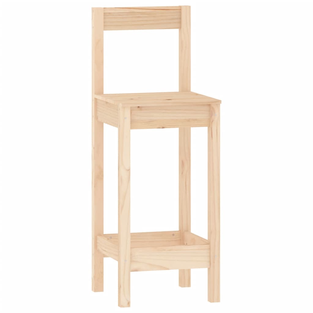 Set mobilier de bar, 3 piese, lemn masiv de pin GartenMobel Dekor