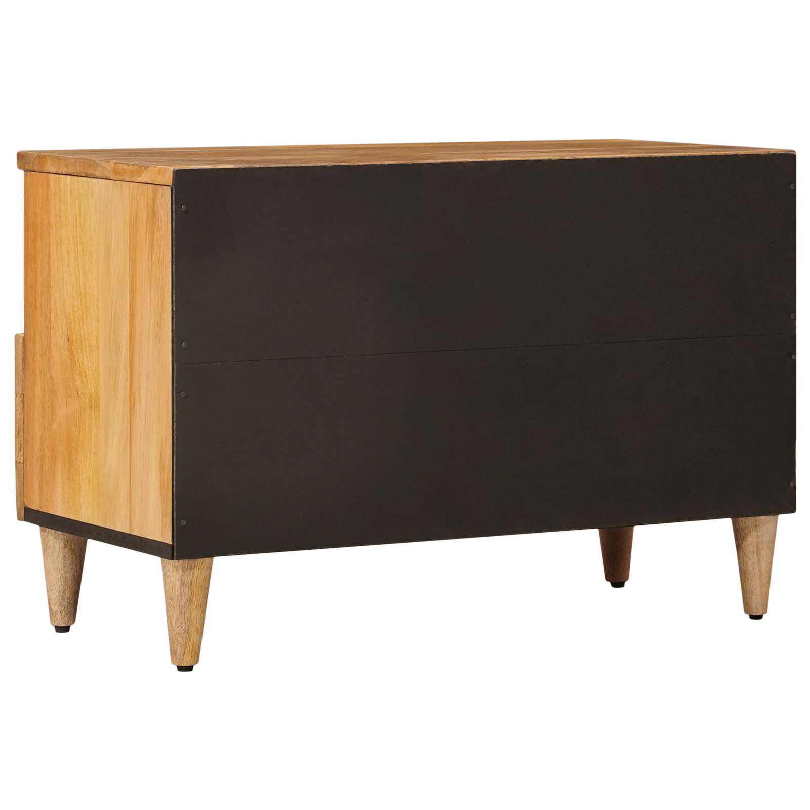 Cabinet TV cu raft natural 70 x 33 x 46 cm Lemn de mango solid GartenMobel Dekor