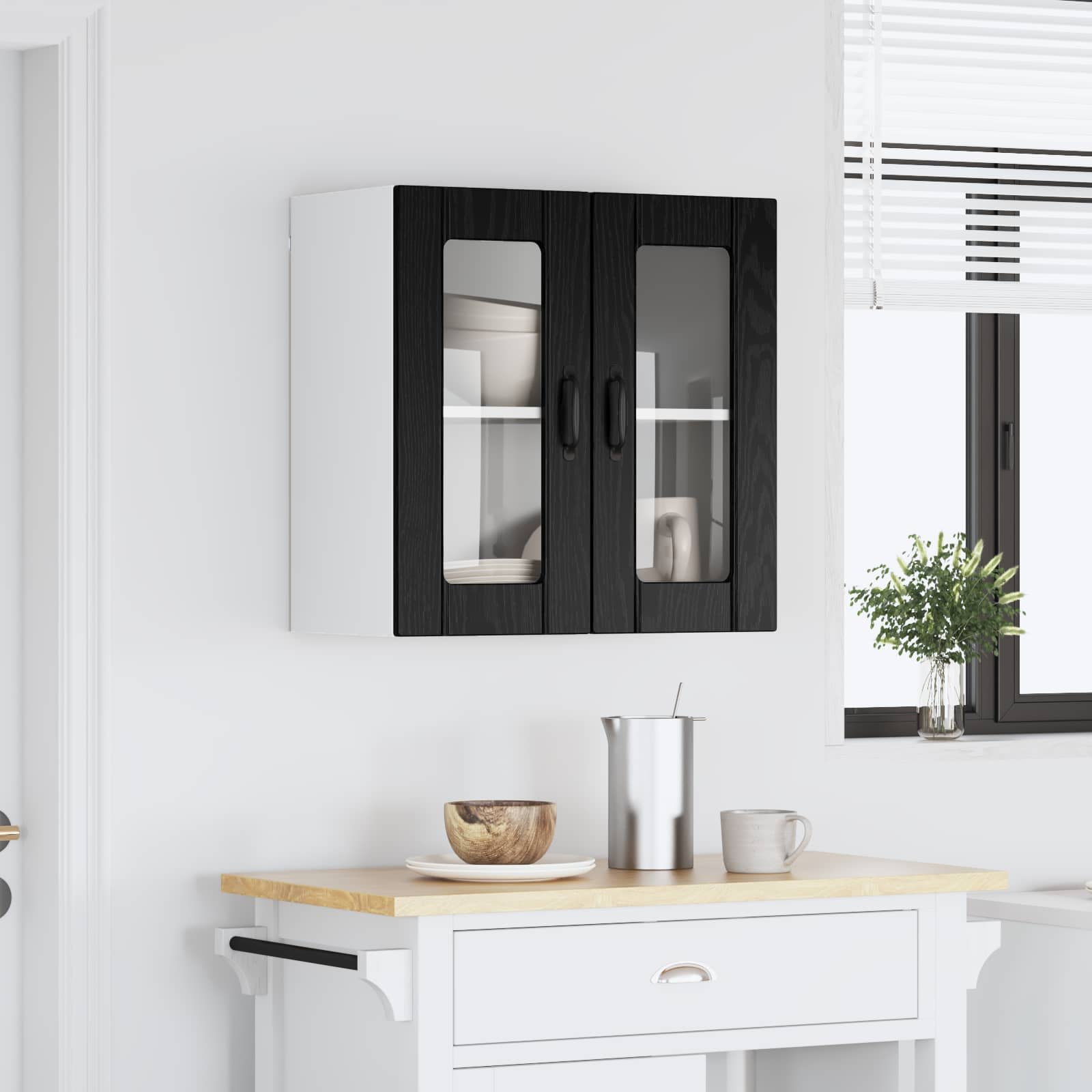 Dulap de bucătărie Stejar Negru 60 x 31 x 60 cm Lemn compozit GartenMobel Dekor