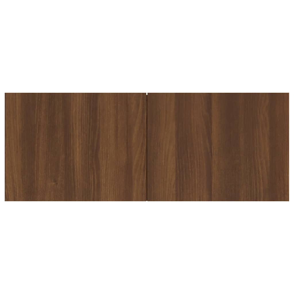 Comodă TV, stejar maro, 80x30x30 cm, lemn prelucrat GartenMobel Dekor