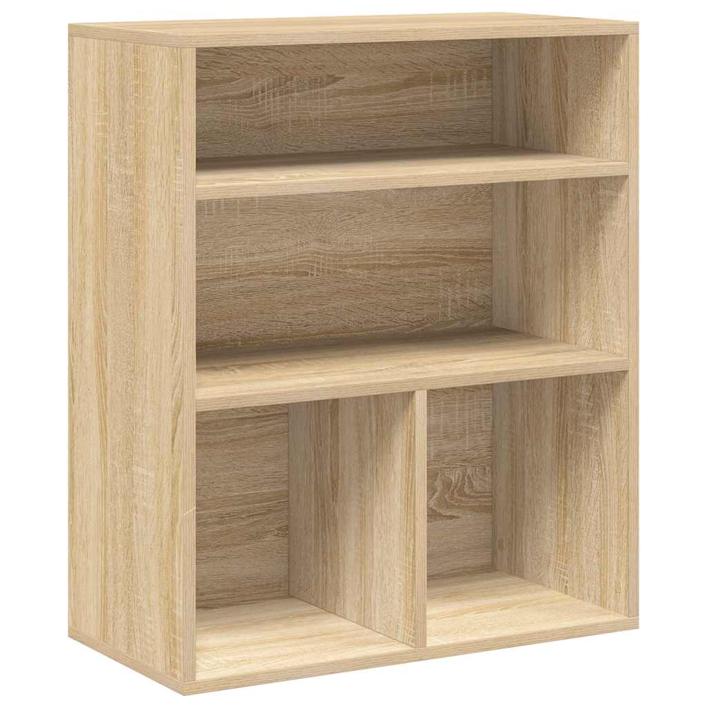 Bibliotecă, stejar Sonoma, 60x30x71,5 cm, lemn prelucrat GartenMobel Dekor