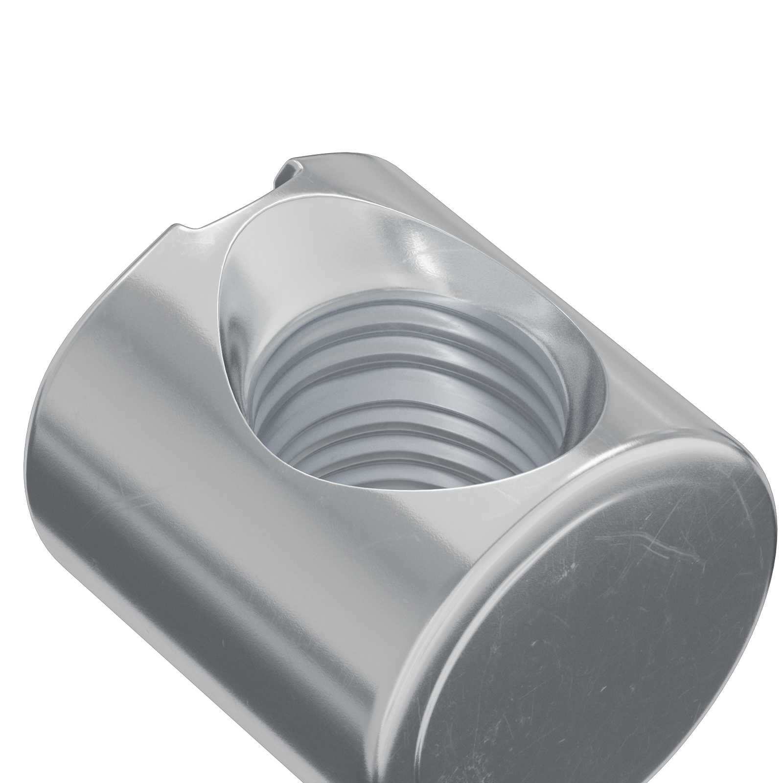 Piulițe cilindrice 2 pcs Argintiu M6 x 12 mm Metal GartenMobel Dekor