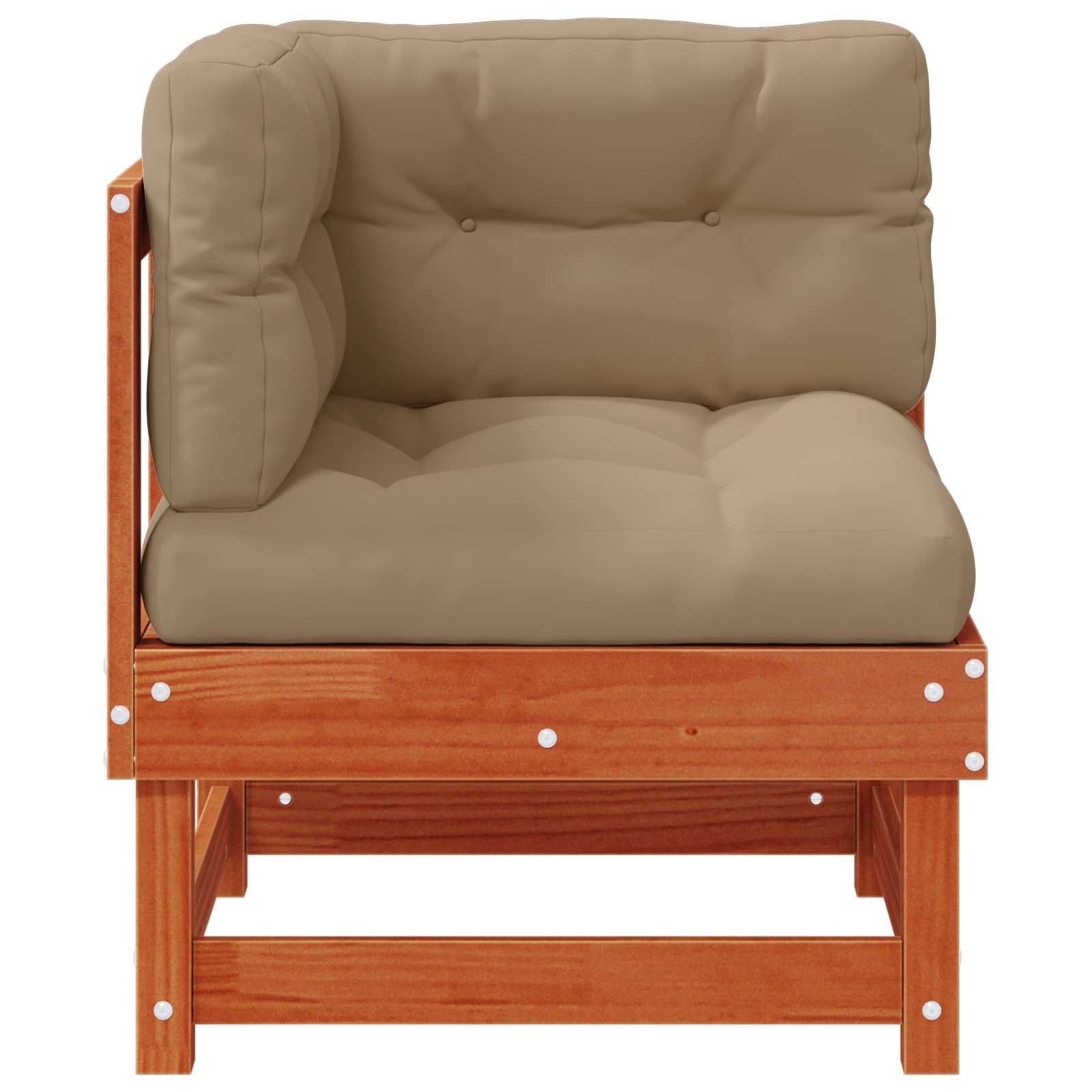 Sofa de colț pentru grădină Lemn masiv de pin Maro Ceară GartenMobel Dekor