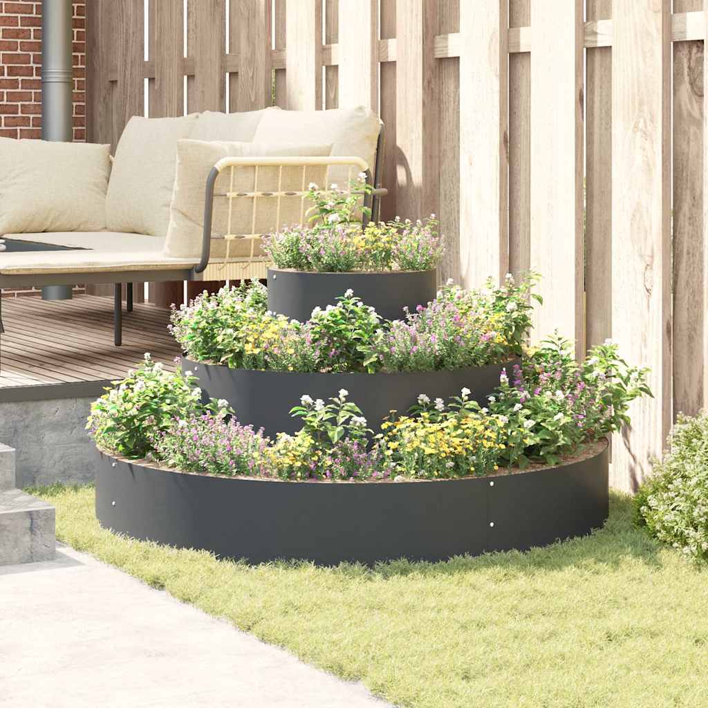 Vază pentru Grădină Antracit 120 x 120 x 20 cm GartenMobel Dekor