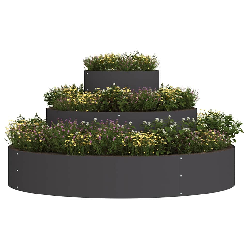 Vază pentru Grădină Negru 120 x 120 x 20 cm GartenMobel Dekor