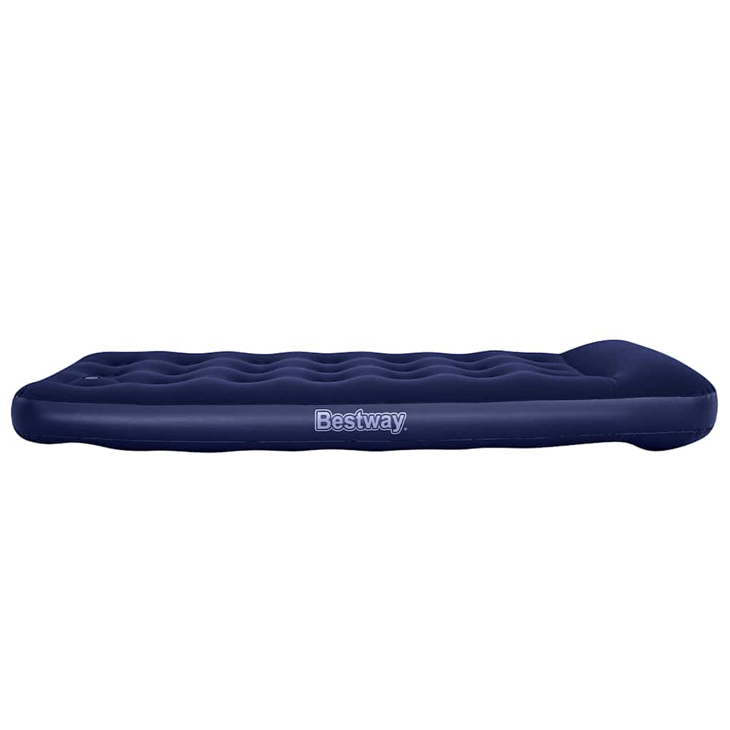 Bestway Saltea gonflabilă catifelată cu pompă de picior, 185x76x28 cm GartenMobel Dekor