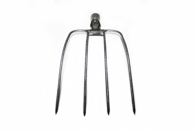 Furcă metalică cu 4 coarne, fără coadă, Micul Fermier GF-0027