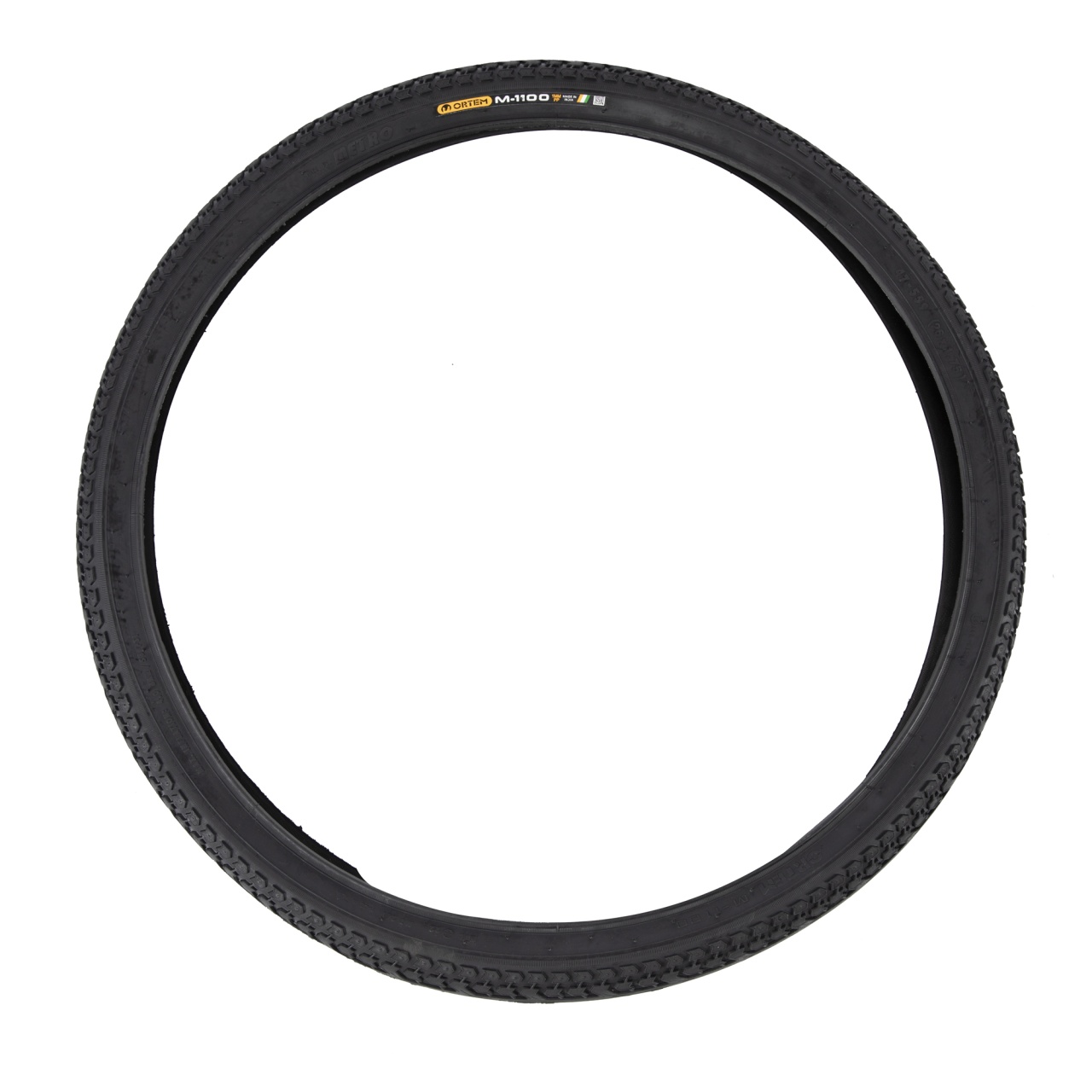 Anvelopă bicicletă Ortem 26x1.75 (ETRTO 47-559) VERT-X, profil Street, negru