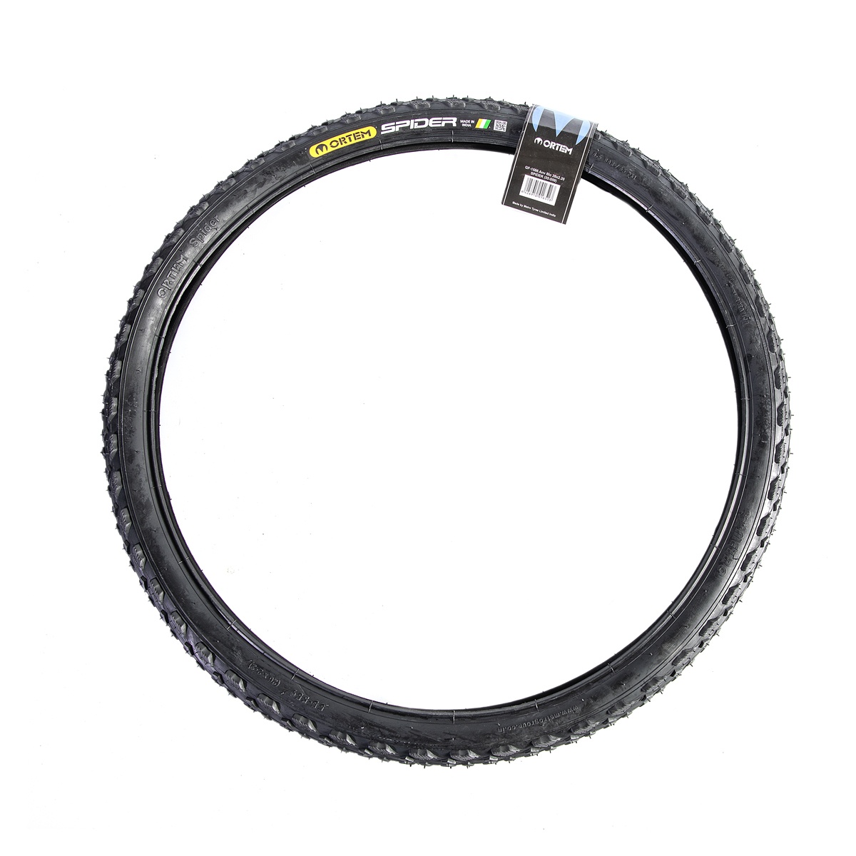 Anvelopă bicicletă 26x2.20 (ETRTO 55-559) Spider, neagră, profil all-terrain