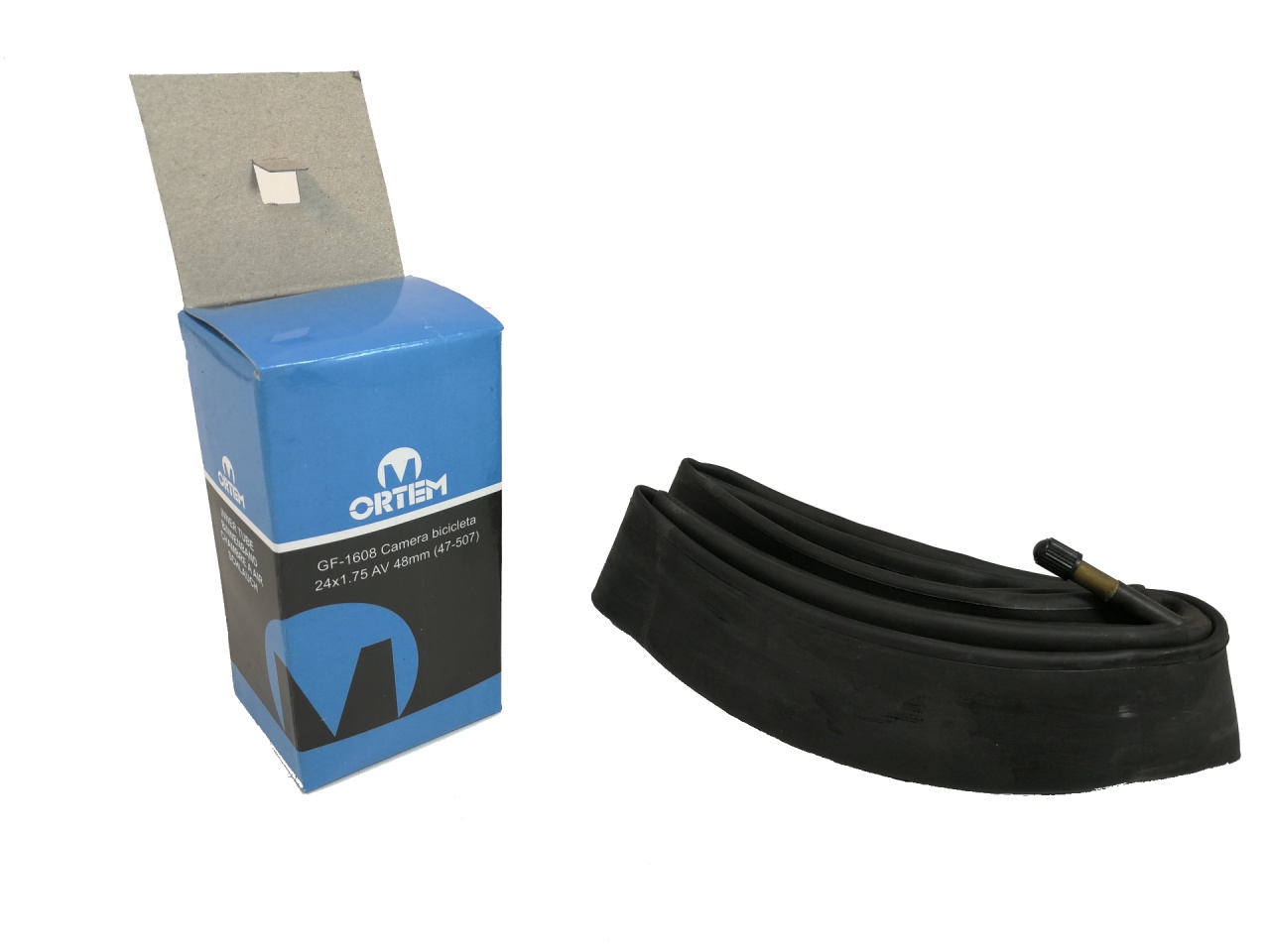 Cameră bicicletă 24x1.75 cu valvă AV 48 mm (47-507) Micul Fermier