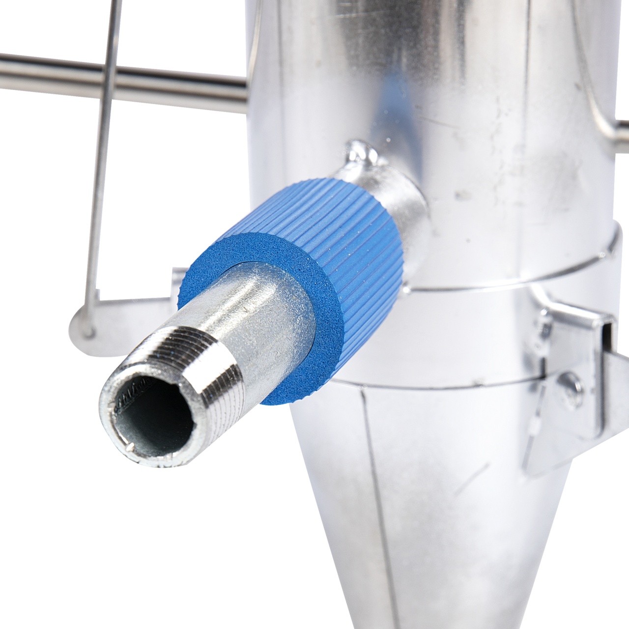 Plantator din inox cu 2 mânere și pedală pentru răsaduri, Micul Fermier GF-2107