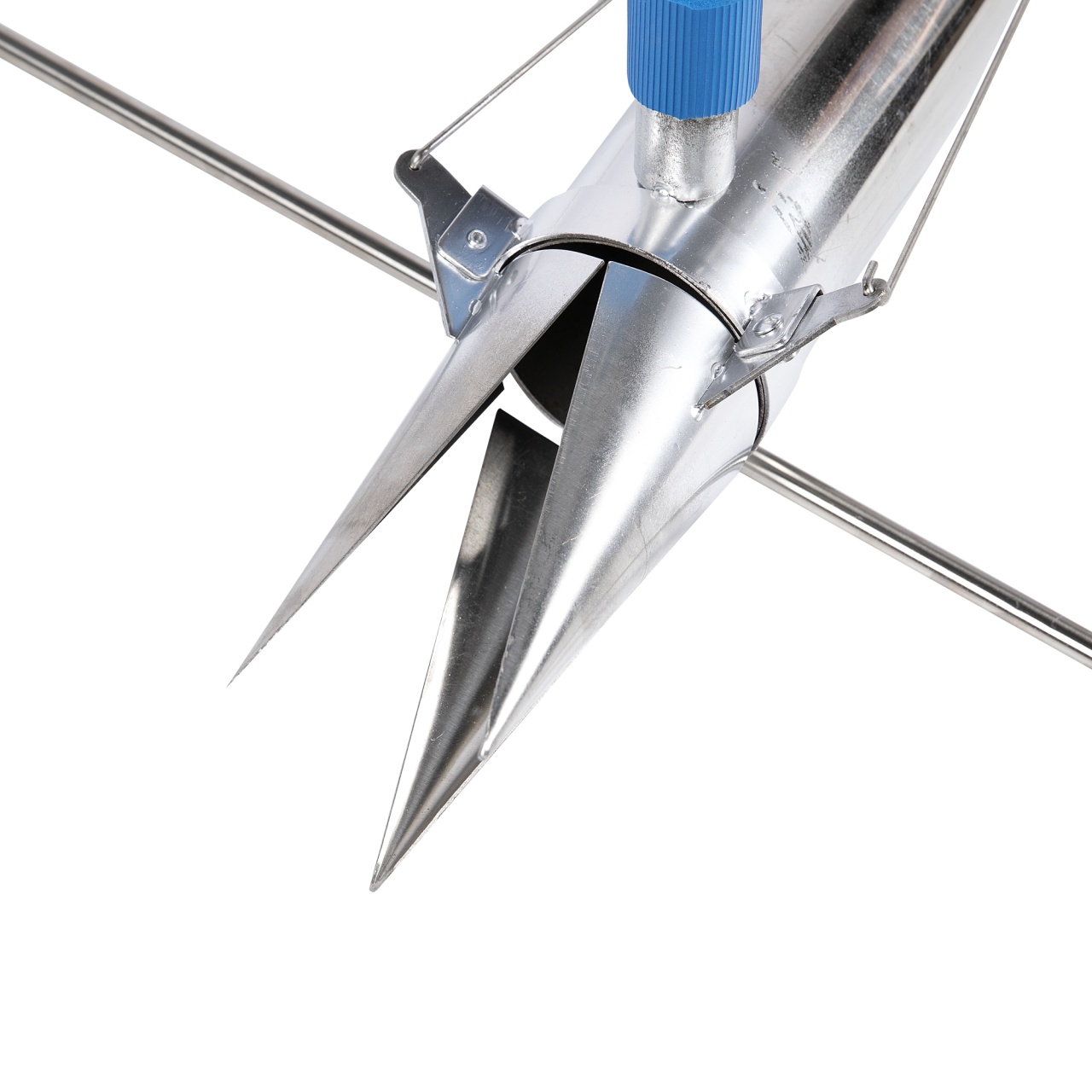 Plantator din inox cu 2 mânere și pedală pentru răsaduri, Micul Fermier GF-2107