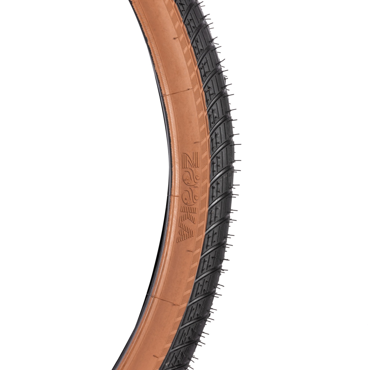 Anvelopă bicicletă 28x1.75 (ETRTO 47-622) FEARLESS Street, negru cu flanc maro