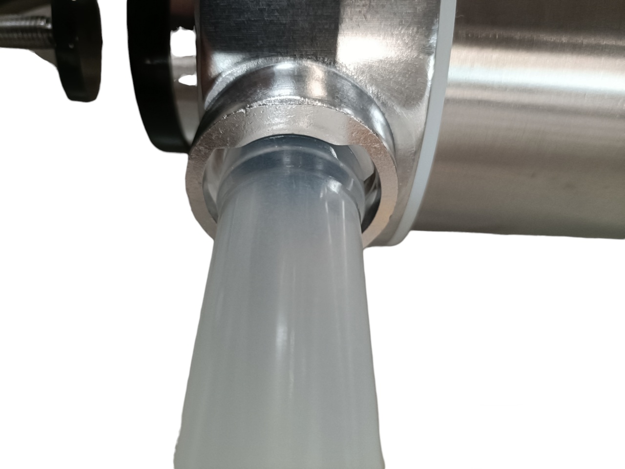 Mașină de umplut cârnați verticală 3 kg din inox, cu 5 pâlnii – Micul Fermier