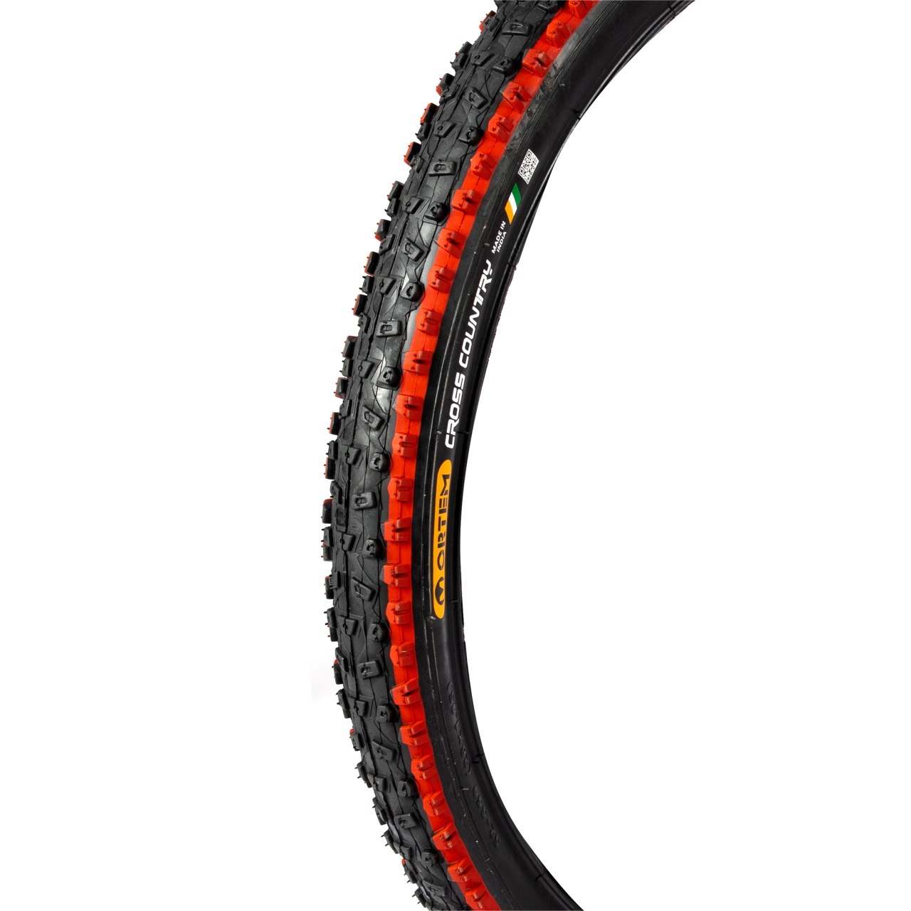 Anvelopă MTB 26x1.95 (ETRTO 52-559) Cross Country, profil All-Terrain negru/roșu