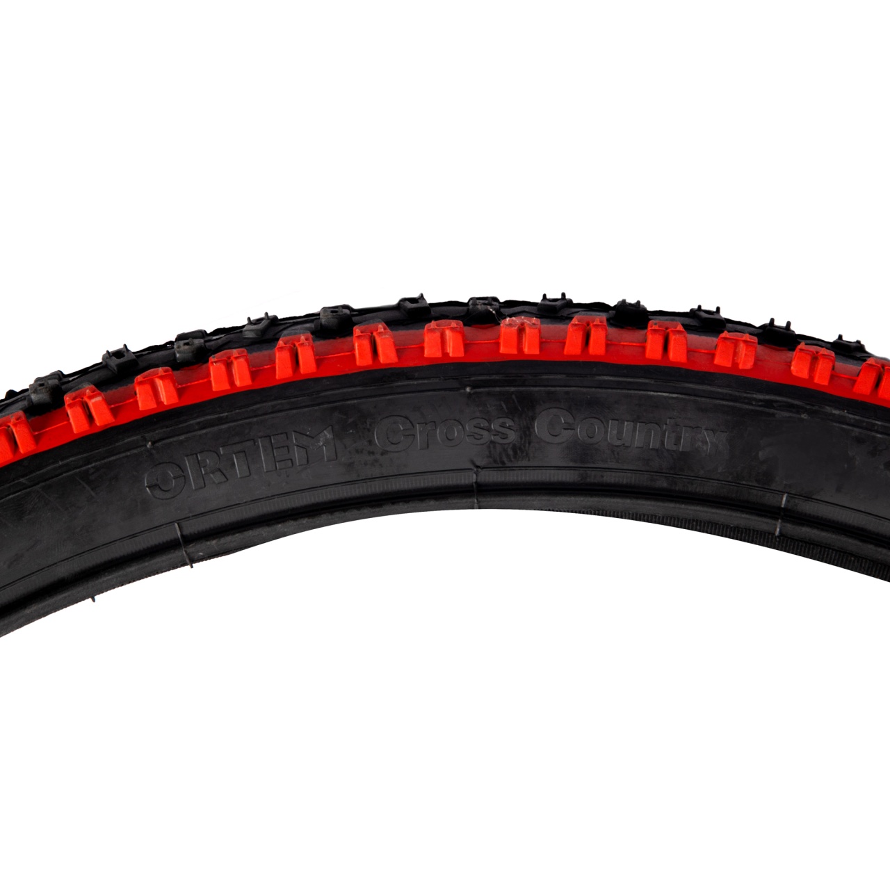 Anvelopă MTB 26x1.95 (ETRTO 52-559) Cross Country, profil All-Terrain negru/roșu