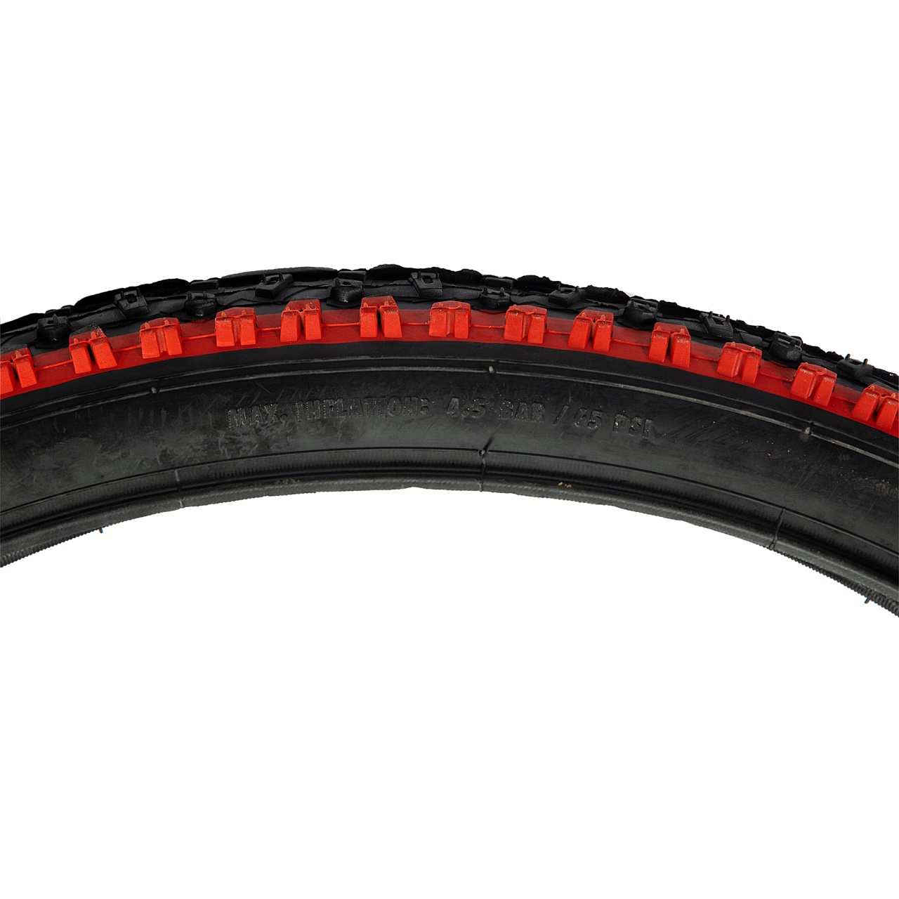 Anvelopă MTB 26x1.95 (ETRTO 52-559) Cross Country, profil All-Terrain negru/roșu