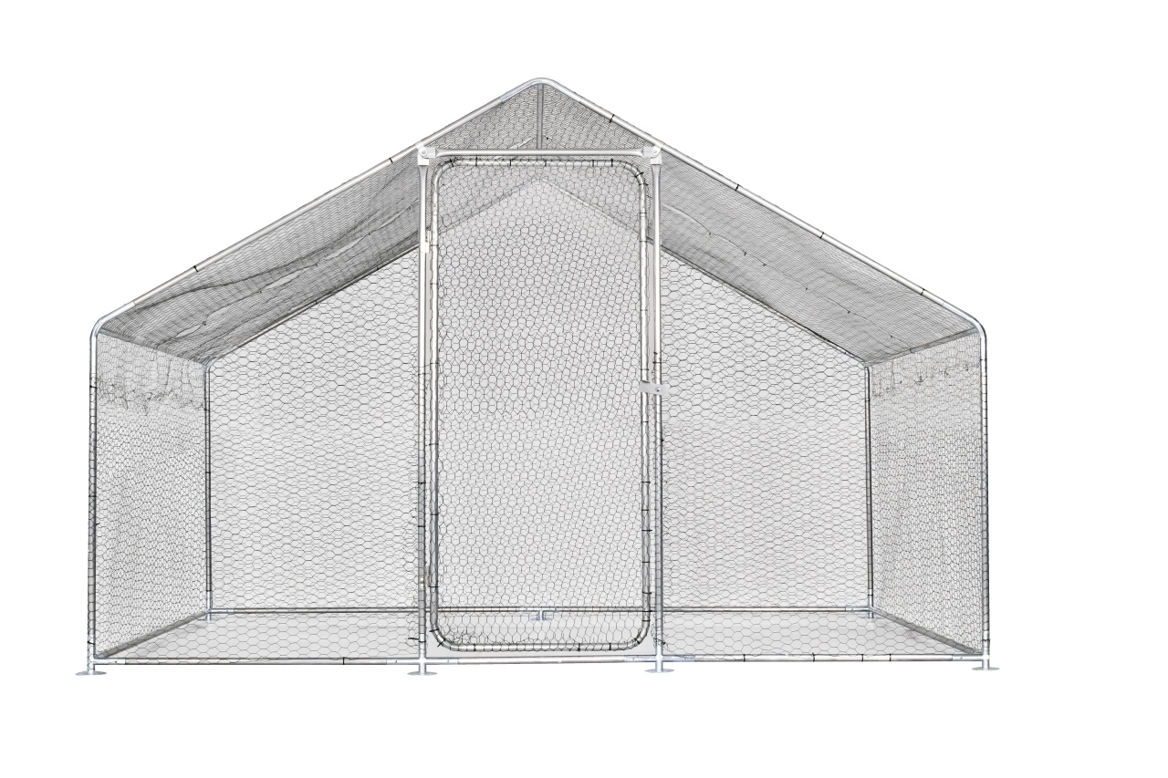 Tarc (coteț) pentru păsări 3x2x2 m MF, oțel galvanizat, acoperiș UV