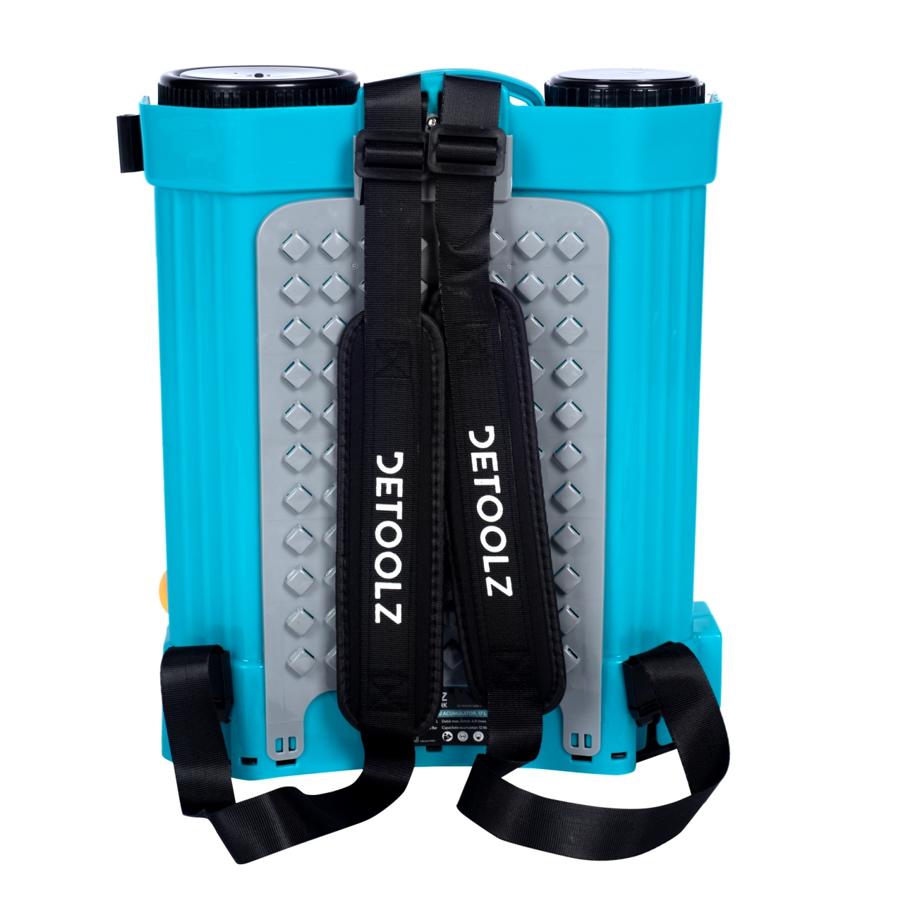 Pompa de stropit cu acumulator Detoolz 17L, 12V/12Ah, 5.5 bar, lance inox
