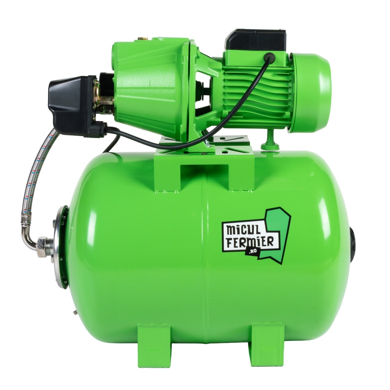 Hidrofor Micul Fermier 1.5 kW cu butelie 50L, 3000 l/h, 53 m, corp din fontă