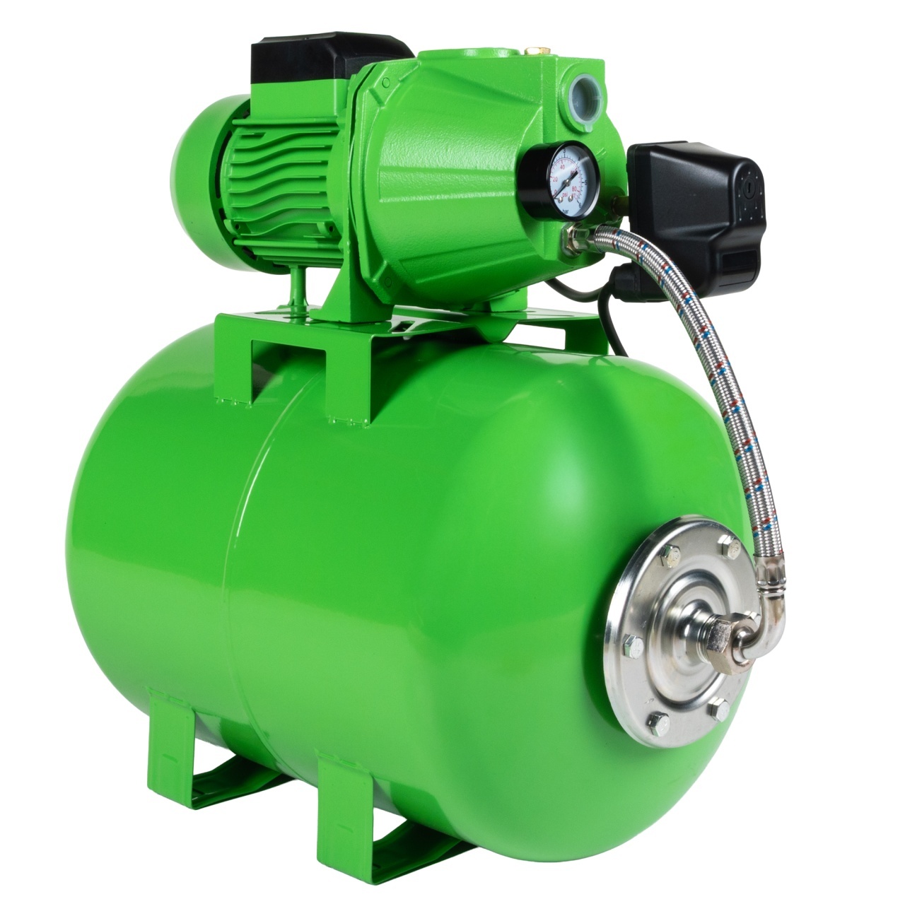 Hidrofor Micul Fermier 1.5 kW cu butelie 50L, 3000 l/h, 53 m, corp din fontă