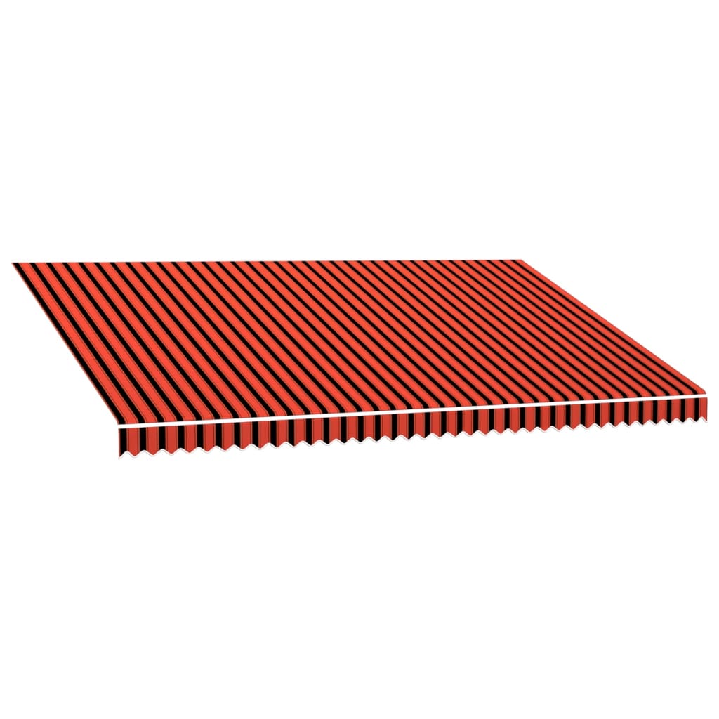 Pânză de copertină, portocaliu și maro, 500 x 300 cm GartenMobel Dekor