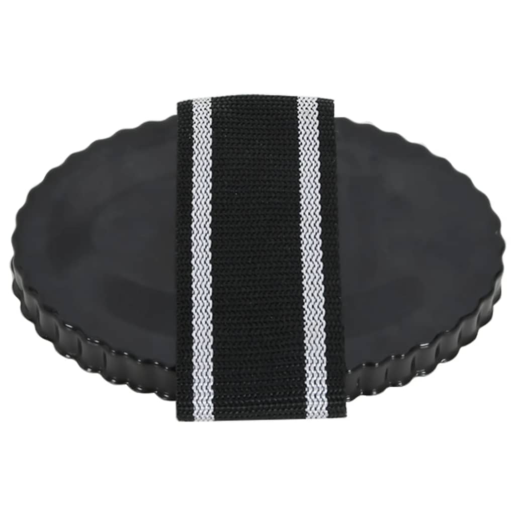 Piepteni de îngrijire curry, 3 buc., negru, oțel GartenMobel Dekor