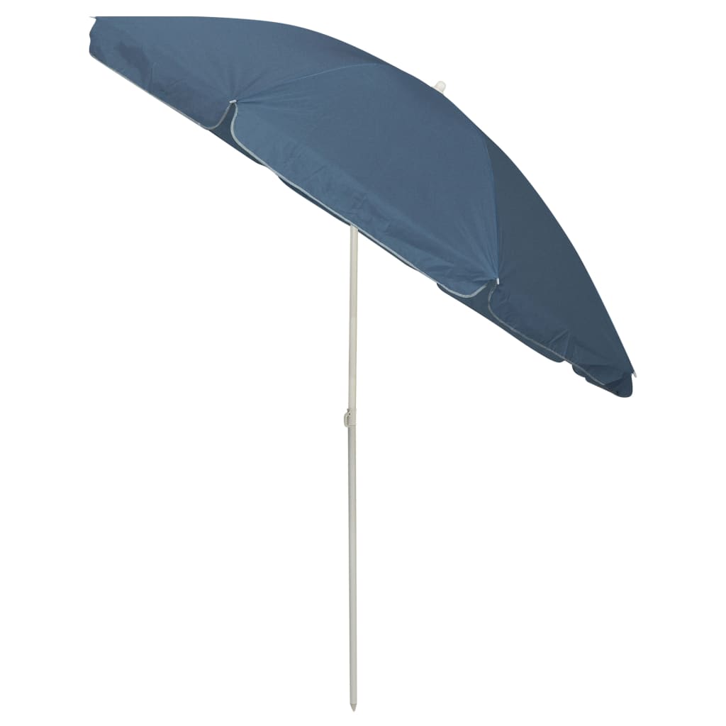 Umbrelă de soare de plajă, albastru, 240 cm GartenMobel Dekor
