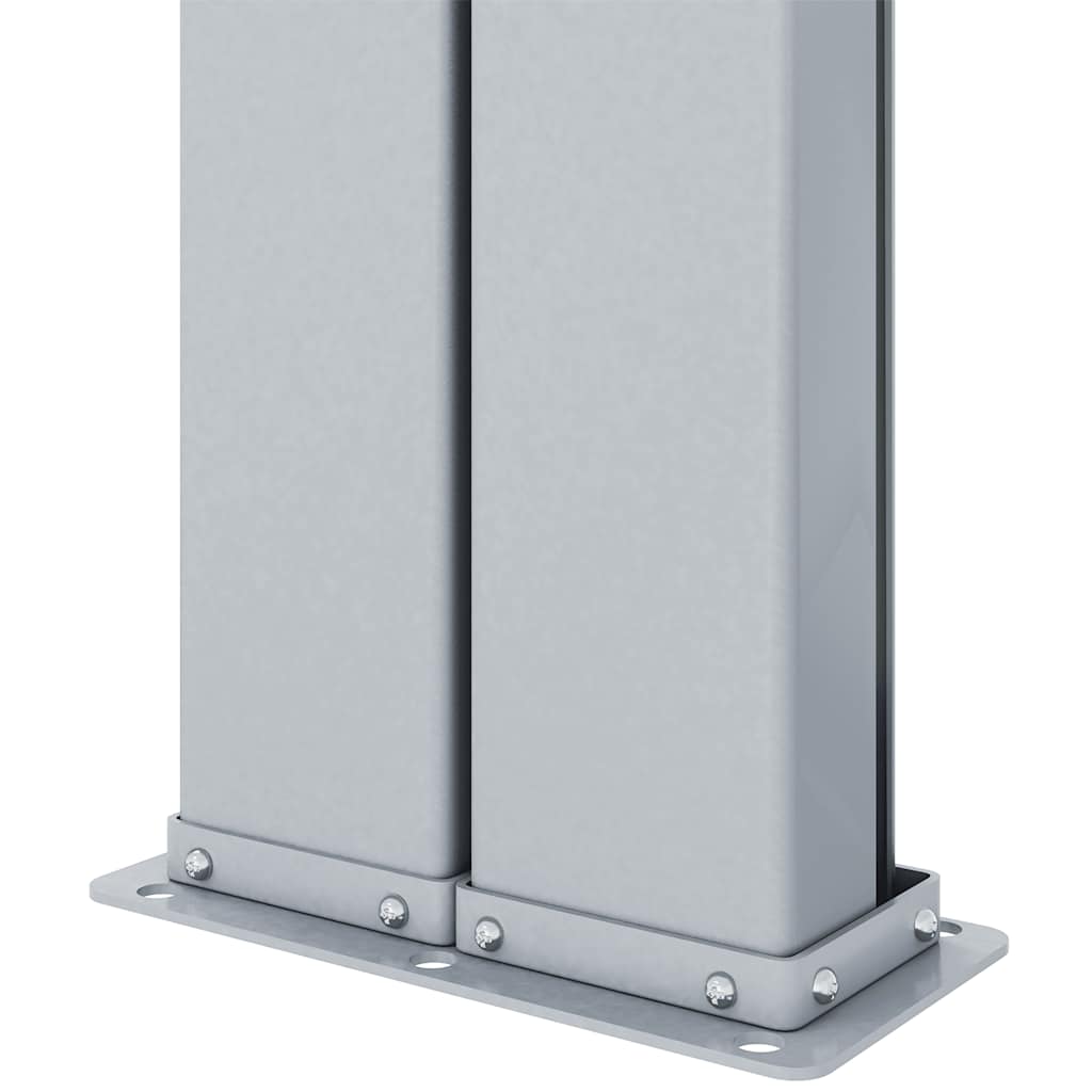 Copertină laterală retractabilă, antracit, 200x600 cm GartenMobel Dekor