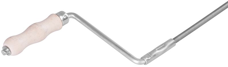 Spirală pentru desfundat țevi KPZ 05M, 5 m, 2,25/8,00 mm, cu mâner din lemn